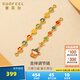 賽菲爾18K金琺瑯吉祥調(diào)節(jié)鏈延長(zhǎng)鏈國風(fēng)琺瑯八大佛喜樂手鏈DIY項(xiàng)鏈配件 平安喜樂鏈（單鏈無財(cái)神）-93