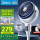 美的（Midea）【W(wǎng)IFI智控】抑菌空氣循環(huán)扇/國家補(bǔ)貼/變頻直流電風(fēng)扇//家用凈化落地扇搖頭定時廣角送風(fēng)FGD24UZR