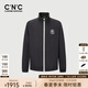 C'N'C【奢侈品衣服】CNC春新款戶(hù)外運動(dòng)立領(lǐng)夾克經(jīng)典小標男士外套 黑色 50 /M/(175/92A)