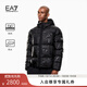 EMPORIO ARMANI/阿瑪尼官方旗艦EA7/新款男防風(fēng)防水面包夾克棉服外套秋季 UC001-黑色 L  (推薦：150-165斤)