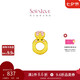 周大福SOINLOVE「寶藏女孩」粉色示愛BB戒黃金轉(zhuǎn)運(yùn)珠配繩 VR1718七夕