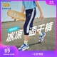 Skechers斯凱奇兒童速干褲男女童七分褲P223B065 中世紀藍/007D 160 