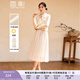 香影氣質(zhì)連衣裙套裝女2025冬季新款馬甲背心設計感拼接長(cháng)裙兩件套 米色 S