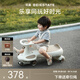貝易（BeiE）皇室扭扭車(chē)兒童車(chē)1-3歲溜溜車(chē)男女寶寶搖搖車(chē)防側翻搖擺車(chē)嬰兒車(chē) 貝易卡其-親子共騎【非音樂(lè )款】