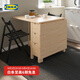 宜家（IKEA）NORDEN諾頓實木雙折疊儲物帶抽屜小戶型家用伸縮餐桌 樺木折疊式餐桌