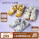 百思圖25夏德訓(xùn)鞋運動休閑網(wǎng)面女鞋D3228BM5 黃色/白色 36