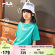 FILA KIDSx原田治聯(lián)名系列兒童短袖T恤2025夏季大童涼感上衣