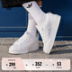adidas NIZZA PLATFORM厚底增高運(yùn)動(dòng)帆布鞋男女阿迪達(dá)斯三葉草   白   38