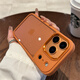社前適用蘋(píng)果17promax手機殼iPhone17pro磁吸新款保護套17透明背板Air軟邊框高級感硬殼 【橙色】高透背板 蘋(píng)果17promax