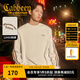 卡賓（CABBEEN）【 側縫織帶】長袖衛(wèi)衣2025夏季新款精致繡花手感潮流帥氣男 杏色15（寬松版型） XL /180/52