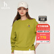 哈吉斯（HAZZYS）女裝 春秋款女士落肩簡(jiǎn)潔學(xué)院風(fēng)衛衣女ABTSE0BCF01 黃綠色YG S (155/80A 36)