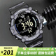 卡西歐（CASIO）手表男十年電力 戶(hù)外運動(dòng)男表 多功能石英學(xué)生手表學(xué)生表 AE-1500WH-8B 黑色反顯