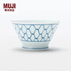 無(wú)印良品（MUJI）波佐見(jiàn)燒 飯碗 碗餐具 家用 MDR53A4A 1個(gè)