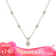 紀梵希（Givenchy）仿珍珠logo印記系列女士項鏈 禮物 07N00283 金色