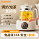 奧克斯（AUX）養生壺全自動(dòng)燒水壺調奶器辦公室多功能花茶壺恒溫壺電熱水壺煮茶壺不銹鋼底盤(pán) 1.3L 【304食品級|自動(dòng)恒溫】