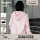 BOY LONDON【燦若繁星】秋情侶外套重工連帽開衫衛(wèi)衣N06904 粉色七彩翅膀 XS