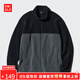 優(yōu)衣庫【驚喜價(jià)】男女裝搖粒絨拉鏈茄克夾克爆款外套469956462028 469956/07青灰色 XL