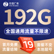 中國(guó)廣電 CHINA BROADNET 5G流量卡超低月租全國(guó)通用無(wú)合約大王卡手機(jī)卡純上網(wǎng)卡5G本地卡不限速電話卡 本地卡-19元192G全國(guó)通用 本地靚號(hào) 首月免費(fèi)