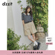 DZZIT地素短褲2025夏季新款西裝短褲颯爽干練丹寧褲子女3J2Q1029J 淺卡其色 S