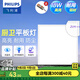 飛利浦（PHILIPS）LED集成吊頂燈平板燈廚房燈衛(wèi)生間浴室燈面板燈廚衛(wèi)鋁扣板燈具 【基礎(chǔ)防護(hù)鋁材】18w中光300x300