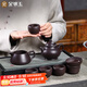 金鑲玉紫砂壺套裝功夫茶具喝茶送人禮盒宜興紫砂原礦半手工 范林強潘壺