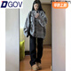 DGOV小香風韓系軟糯針織衫毛衣外套開衫女2025秋季新款加厚慵懶風上衣 灰色zt M 建議95-110斤