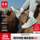 安德瑪（Under Armour）童鞋戶外鞋兒童男女童登山束帶網(wǎng)面透氣休閑戶外運動鞋2521807 卡其/綠 【夏季款】 35 （大童）