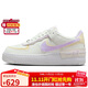 耐克NIKE女休閑板鞋空軍一號 AIR FORCE 1運動(dòng)鞋DZ1847-113白色37.5