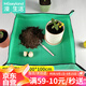 漫生活園藝地墊換土墊種花種植換盆拌土墊子100*100cm接收雨水神器陽臺