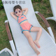 儷韻小屋（LiYunHouSe）【新款】?jì)和疽滤俑膳煮w大童游泳衣女孩可愛(ài)公主泳裝 粉紅色 90 (身高75-85)