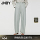 JNBY/江南布衣春夏季香蕉褲女高腰棉寬松闊腿褲顯瘦百搭通勤5O5E15280 314/淺軍綠 XL