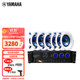 雅馬哈（YAMAHA）NS-IC600吸頂音響喇叭套裝 天花嵌入式 背景音樂(lè )廣播系統家用 超市店鋪喇叭 六 IC600三對送720w功放