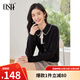 歐莎（OSA）千金小香風(fēng)減齡內(nèi)搭娃娃領(lǐng)針織衫2025秋新款打底衫毛衣女上衣氣質(zhì) 黑色A XL
