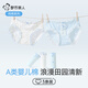 都市麗人女士?jì)妊澟瓵類(lèi)純棉可愛(ài)少女10A抗菌全棉襠中腰女生三角褲短褲頭