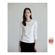 旅途原品 白t恤女純棉七分袖有機新疆棉原創(chuàng  )設計基礎全棉長(cháng)絨棉休閑百搭冬 白色 - 現貨 L