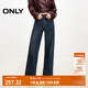 ONLY秋季復古風(fēng)高腰寬松直筒褲長(cháng)褲牛仔褲女|124432076 J35 復古牛仔390 M (165) 68A