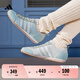 adidas 冰淇淋T頭鞋 VS JOG 2.0薄底運動鞋男女阿迪達斯輕運動   海鹽薄荷（女生選小半碼)   37