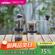 HARIO  手搖磨豆機咖啡研磨機手動(dòng)磨粉機家用迷你便攜式咖啡機MSS 方形手搖磨豆機透明色