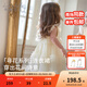 戴維貝拉（DAVE＆BELLA）童裙女童連衣裙2025新款夏裝洋氣兒童裙子小童網(wǎng)紗裙女寶寶公主裙 淺黃色【現(xiàn)貨】 90 cm（建議身高80-90cm）