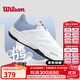 威爾勝（Wilson）新款KAOS專(zhuān)業(yè)網(wǎng)球鞋入門(mén)級穩定支撐舒適透氣男鞋運動(dòng)鞋正品 白丨淺墨蘭 42.5 | 腳長(cháng):27cm