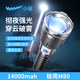 SMILING SHARKSD-5378強光手電筒超亮充電長(cháng)續航戶(hù)外變焦遠射便攜家用巡邏照明