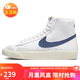 耐克NIKE運動板鞋高幫女BLAZER MID '77運動鞋CZ1055-125白藍(lán)38