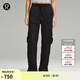 lululemon丨Dance Studio 女士寬松剪裁中腰工裝褲 拒水 LW5GILS 黑色 L