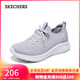 斯凱奇（Skechers）女子時(shí)尚休閑鞋網(wǎng)布透氣一腳蹬鞋149769 薰衣草色/粉紅色/LVPK 37
