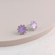 XUPING旭平首飾仿摩卡系列時(shí)尚時(shí)尚星星日常百搭耳釘送生日禮物X001111927 紫色