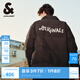 杰克·瓊斯（JACK&JONES）男裝衣服秋季寬松字母印花潮流百搭舒適棉服男立領(lǐng)短款棉衣外套厚 巧克力棕色E09 巧克力棕色E09 S 170