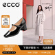 愛步（ECCO）夏季時(shí)尚優(yōu)雅風(fēng)瑪麗珍粗跟高跟鞋 型塑290963 黑色37