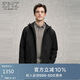 EMZ鄂爾多斯連帽外套夾克男士上衣25秋冬新款純色簡(jiǎn)約百搭商務(wù)休閑