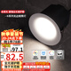 雷士（NVC）LED筒燈嵌入式背景墻無邊框12瓦暖白未來光全光譜護(hù)眼燈開孔75mm