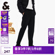 杰克·瓊斯（JACK&JONES）男裝秋季商務(wù)通勤時(shí)尚舒適個(gè)性潮百搭抗皺休閑褲錐形褲子品牌男褲 E40黑色 第二批 33 180